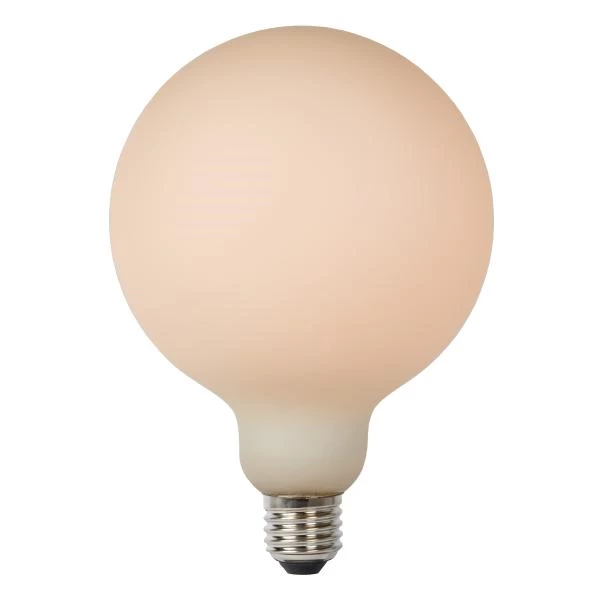 Lucide G125 - Filament bulb - Ø 12,5 cm- LED 3 StepDim - E27 - 1x8W 2700K - Opal - detail 1